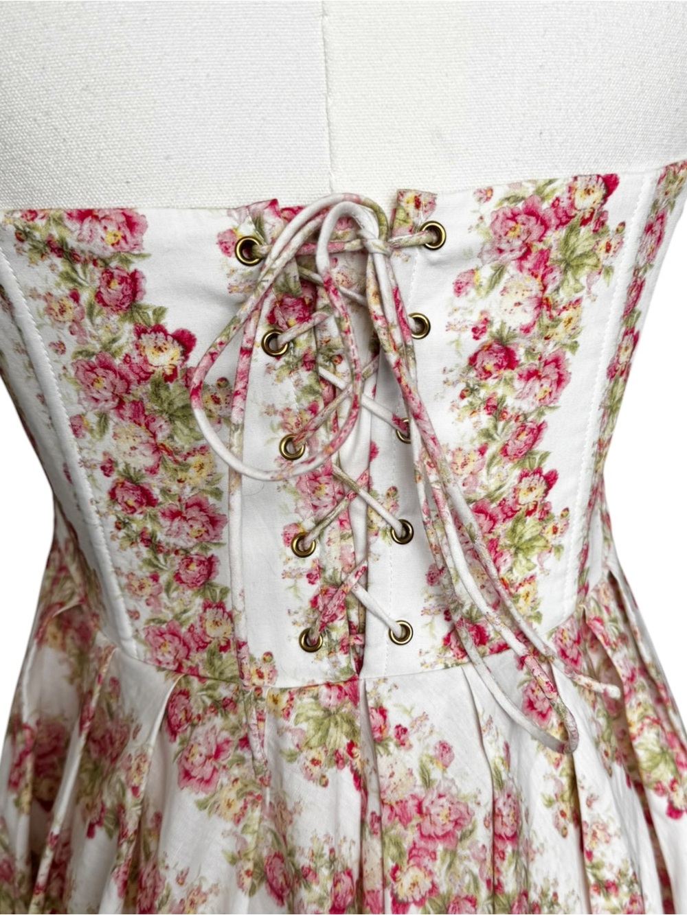 LaceMade Tuscany Rose Corset Dress Large US: 6 - Picture 12 of 16